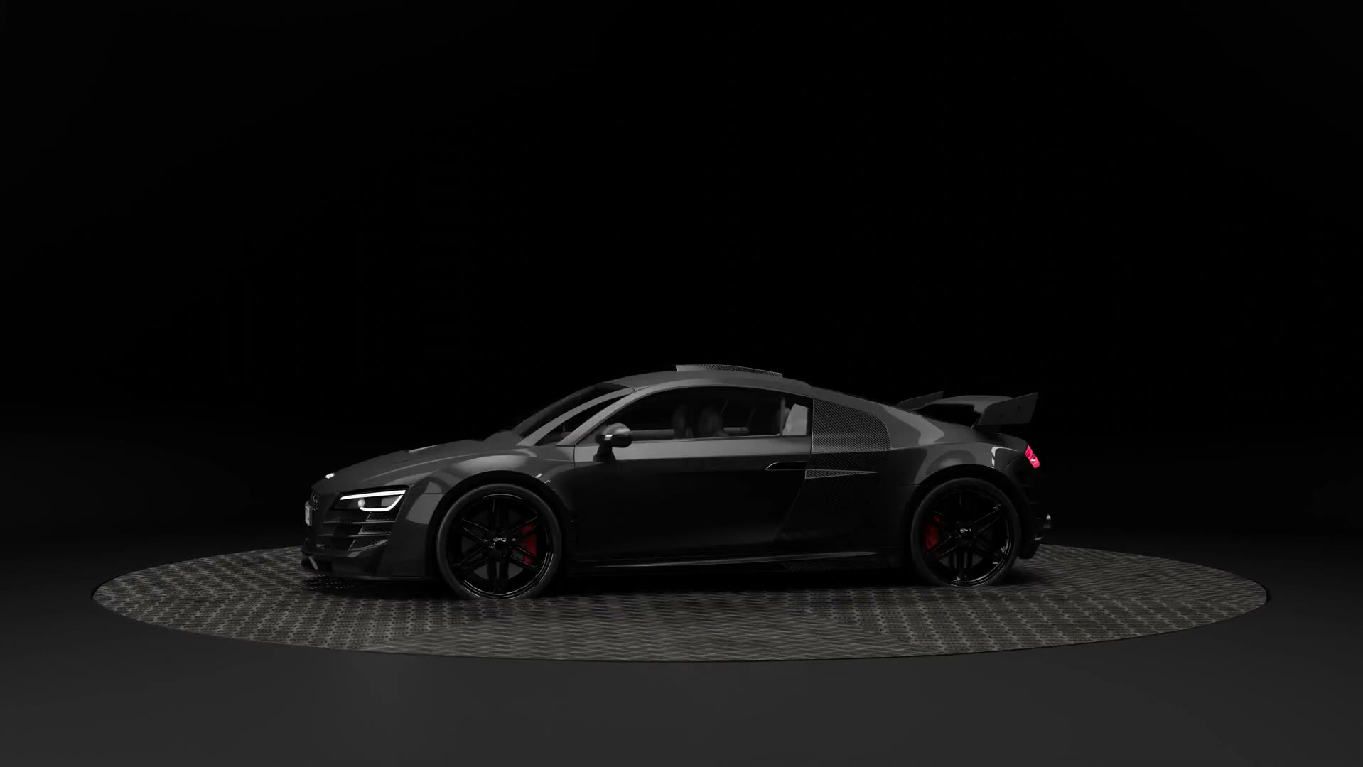 Rendu photoréaliste d’une Audi R8